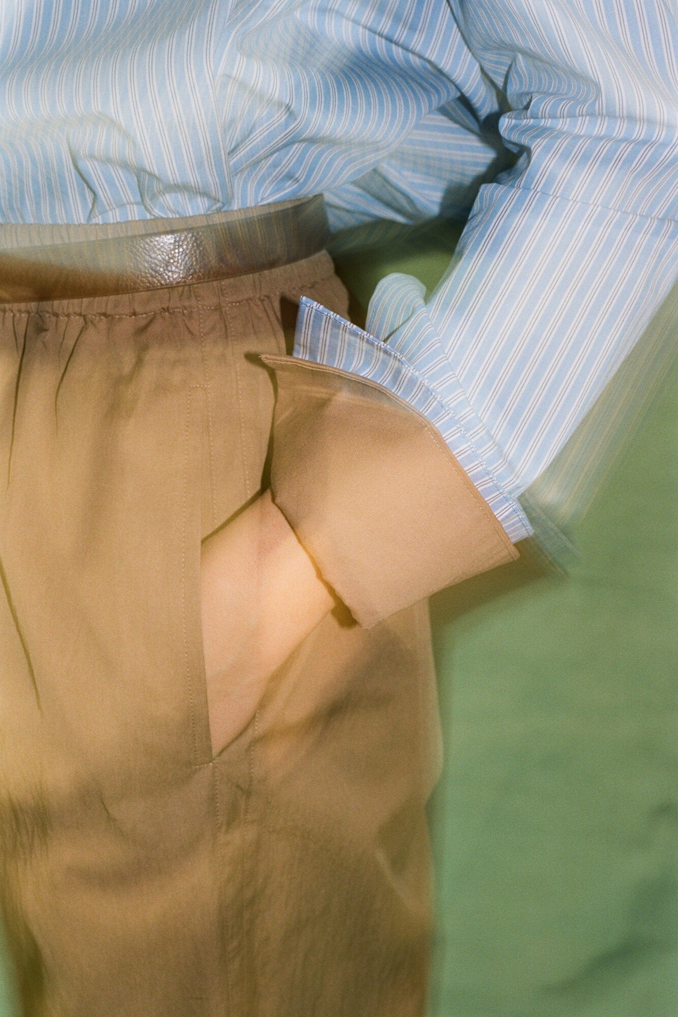 Melinda skjorte - Light Blue Stripe